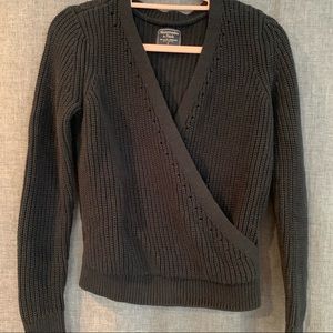 Abercrombie & Fitch Wrap Front Sweater